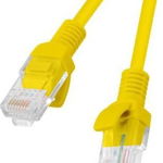 Lanberg Patchcord PCU5-20CC-0025-Y cat.5e 0.25M galben 10-pachet-PCU5-20CC-0025-Y, Lanberg