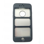 Husa Apple iPhone 8 Plus Flippy Full Silicone 360 Negru + Folie de protectie, Alotel
