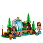 Jucarie 41677 Friends Waterfall in the Forest Construction Toy (Camping Toy from 5 Years with Mini Dolls), LEGO