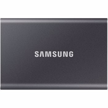 SSD extern Samsung T7 portabil, 2TB, USB 3.2, Titan Grey