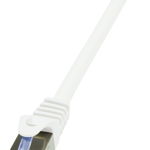 Cablu Patchcord Logikink Cat.6A 10G S/FTP PIMF PrimeLine 30m alb, LogiLink