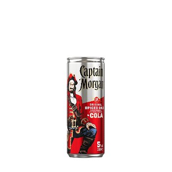 Original spiced gold & cola 250 ml, Captain Morgan 