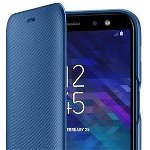 Flip Cover Samsung pentru A6 2018 A600 Blue