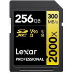 Card SDXC 256GB Professional 2000x UHS-II U3, Lexar