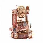 Puzzle 3D mecanic, Fabrica de ciocolata Marble Run, 513 piese