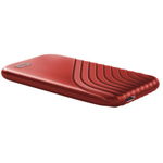 SSD Extern WD My Passport™ 500GB, USB 3.2 Gen2 Type-C/A, NVMe, Red