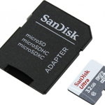 Card de memorie SanDisk Ultra MicroSDHC 32GB UHS I Class 10 80MB s Adaptor, Nova Line M.D.M.