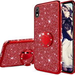 Husa de protectie pentru Huawei Y5 2019 HMOON, silicon, rosu, 5,71 inchi