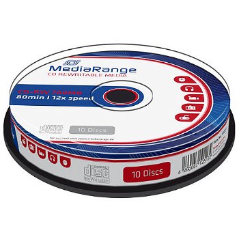 MediaRange CD-R 52x 700MB/80min Cake10, MediaRange
