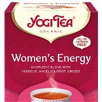 Ceai bio Energie pentru Femei, 17x 1.8g, Yogi Tea, 30.6g