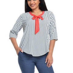 Bluza Dama cu Dungi si Funda, Eranthe