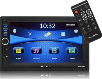 Sistem multimedia auto Blow Avh-9810, Bluetooth, USB, ecran 7`, MP5, negru, Blow