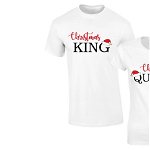 Set de tricouri Albe Christmas KING/Queen COD ST230, Zoom Fashion