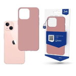 Husa pentru iPhone 14 Plus Matt Case - roz, 3mk Protection
