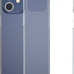 Husa Slim Baseus Simple Pentru iPhone 12 Mini, Transparenta, Silicon, Baseus
