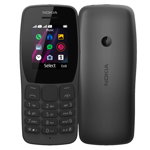 Telefon mobil Nokia 110, ecran 1.77 inch, 4 MB, 4 MB RAM, Dual SIM, radio FM, 2 G, 800 mAh, Black, Nokia