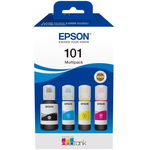 Cartus Epson 101 EcoTank Pachet 4 Culori, Negru, Cyan, Galben, Magenta