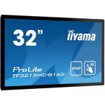 Monitor VA LED Iiyama 31.5inch TF3215MC-B2AG, Full HD (1920 x 1080), VGA, HDMI, DispayPort, Touchscreen (Negru), iiyama