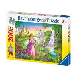Ravensburger - Puzzle Printesa si cal, 200 piese