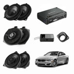 Pachet sistem audio Plug&Play Audison dedicat BMW K4E X4M + Amplificator AF C8.14bit + Conectica dedicata, Audison