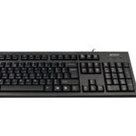 Kit tastatura+mouse USB A4TECH  (KR-8520D-USB), black, tastatura wired cu 104 taste si mouse wired cu 3 butoane si 1 rotita scroll, 620dpi, Baseus