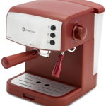 Espressor manual Studio Casa Retro 90red, Dispozitiv cappuccino, 15 Bar, 850 W (Rosu)