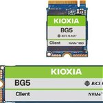 Dysk SSD Kioxia KIOXIA BG5 Series KBG50ZNS512G - SSD - 512 GB - Client - intern - M.2 2230 - PCIe 4.0 x4 (NVMe), Kioxia