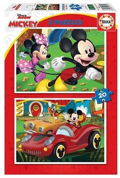 Educa Puzzle 2x20 Mickey Mouse G3, Educa