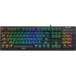 Tastatura gaming Sharkoon Skiller SGK30, Red Switch, cu cablu, iluminata RGB, negru, mecanica, US layout, Sharkoon