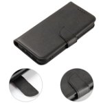 Husa Magnet Wallet Stand compatibila cu iPhone 14 Black, OEM