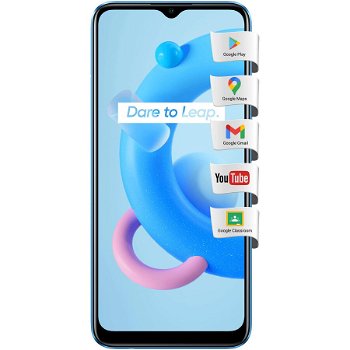 Telefon mobil Realme C11 2021, Dual SIM, 2GB RAM, 32GB, 4G, Lake Blue