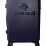 Genti Femei Roberto Cavalli Classic 24 Logo Embossed Hardside Spinner Luggage Navy