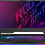 Laptop Gaming ASUS ROG Strix G Intel Core Coffee Lake (9th Gen) i7-9750H 512GB SSD 16GB RTX 2060 6GB FullHD Win10 RGB 120Hz Black