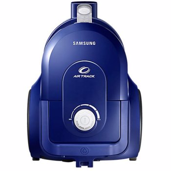 Aspirator fara sac Samsung VCC43Q0V3B, 1.3 l, 850 W, Air Track, Tub telescopic, Albastru