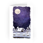 Felicitare - Peaceful Night, Multicolor, Standard, Carton, 150 x 105 mm