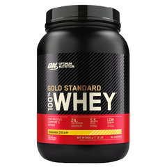 Proteine din zer, pudra proteica Optimum Nutrition, ON 100% Whey Gold Standard, aroma banane, 780g