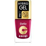 Delia Cosmetics Coral Nail Enamel Hybrid Gel lac de unghii sub forma de gel culoare 06 11 ml, Delia Cosmetics