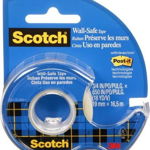 Banda adeziva Wall Safe cu dispenser 19mmx16.5m Scotch 3M, Scotch