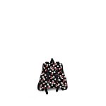 Ghiozdan, Minnie Mouse, negru cu print, 25 x 19 x 9 cm
