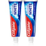 Colgate Advanced White Pasta de albire a dintilor impotriva petelor de pe smaltul dintilor. 2x75 ml, Colgate