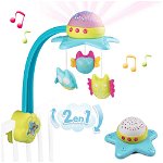 Carusel muzical Smoby Cotoons Star 2 in 1, Smoby