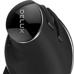 Wireless Vertical Mouse with 4 DPI Levels - Delux M618PD., DeLux