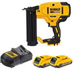 Pistol DeWalt DCN681N compatibil cu acumulator pentru batut cuie (Negru/Galben), DeWALT