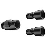 Set cuplare rapida pentru para de dus, Hansgrohe, negru, Hansgrohe