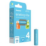 Eneloop Acumulatori Ni-Mh 1.2V AAA R3 550mAh Lite BK-4LCCE/4BE B4, Eneloop