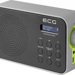 Radio portabil ECG RD 110 DAB cu tuner DAB+ si FM, negru, 1,2 W, memorie 30 de posturi, ECG