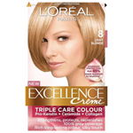 Vopsea de Par Permanenta L'OREAL Paris Excellence Creme 8, Blond Deschis, 192 ml