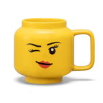 Cana mare LEGO din ceramica , Fata care face cu ochiul, LEGO®