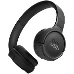 Casti JBL Tune 520BT, Bluetooth, On-ear, Microfon, negru