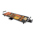 Grill electric Teppanyaki XXL Beper, 1800 W, 70.5 x 23.5 cm, termostat , Beper